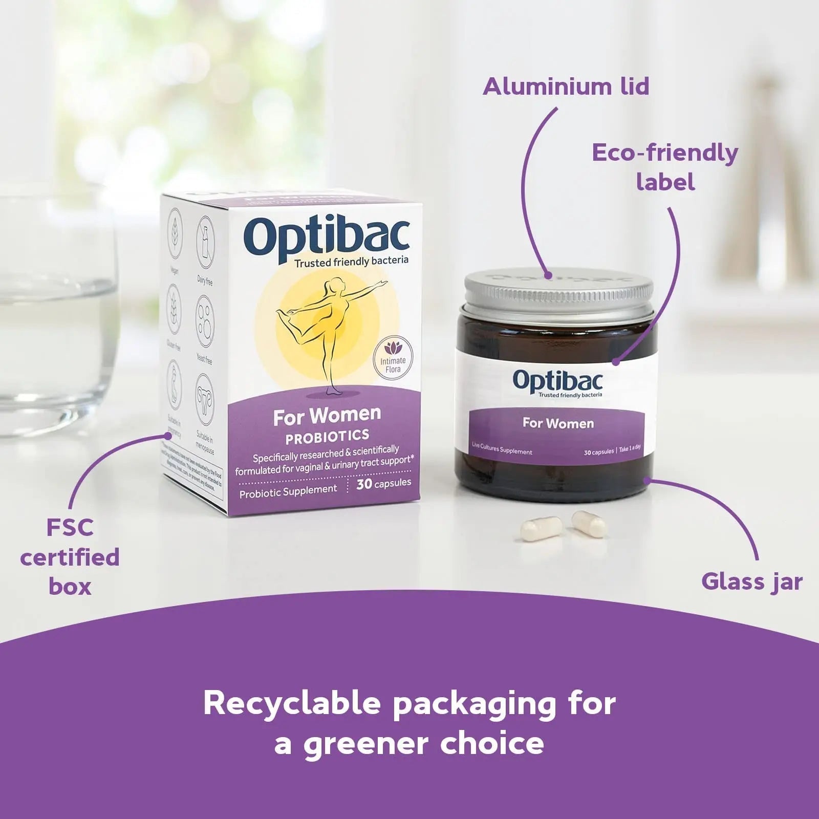 Optibac Probiotics for Women - Vegan Probiotic to Support Vagina Flora and Urinary Tract Health - 14 Capsules Optibac ProbioticsBuy Supplements Australia