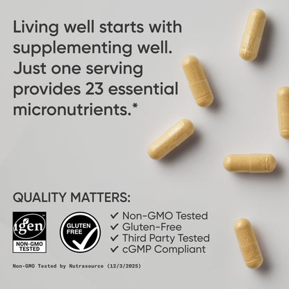Sports Research® Multivitamin – Advanced Formula - 23 Essential Vitamins & Minerals with CoQ10 & Iodine - Daily Nutrient Support*- Non-GMO Tested & Gluten-Free -60 Veggie Capsules Sports Research buy supplements Au