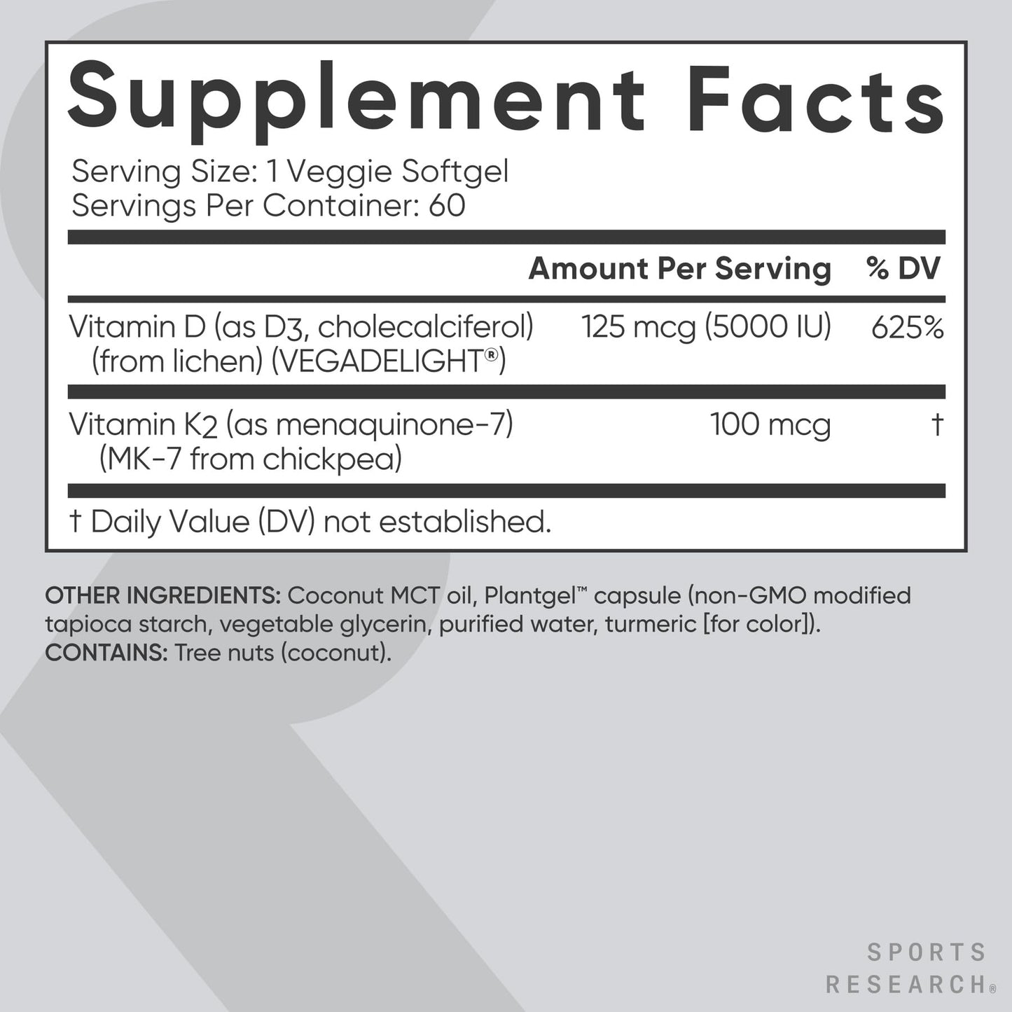 Sports Research® 2-in-1 Pack - Total Omega-3 Fish Oil 2200mg - 960mg of EPA & DHA, and Vitamin D3 5000iu + K2 100mcg Sports Research buy supplements Au
