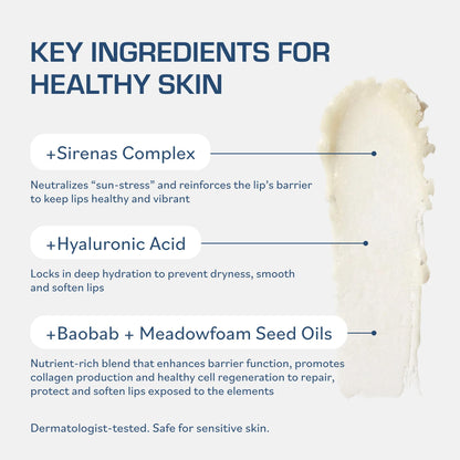 TERNS Everyday Lip Balm | Hyaluronic Acid + Baobab & Meadowfoam Oils, Algae-Powered Sirenas Complex OS, Refreshing Mint, Non-Sticky Cushion Glide, Cruelty-Free TERNSBuy Supplements Australia
