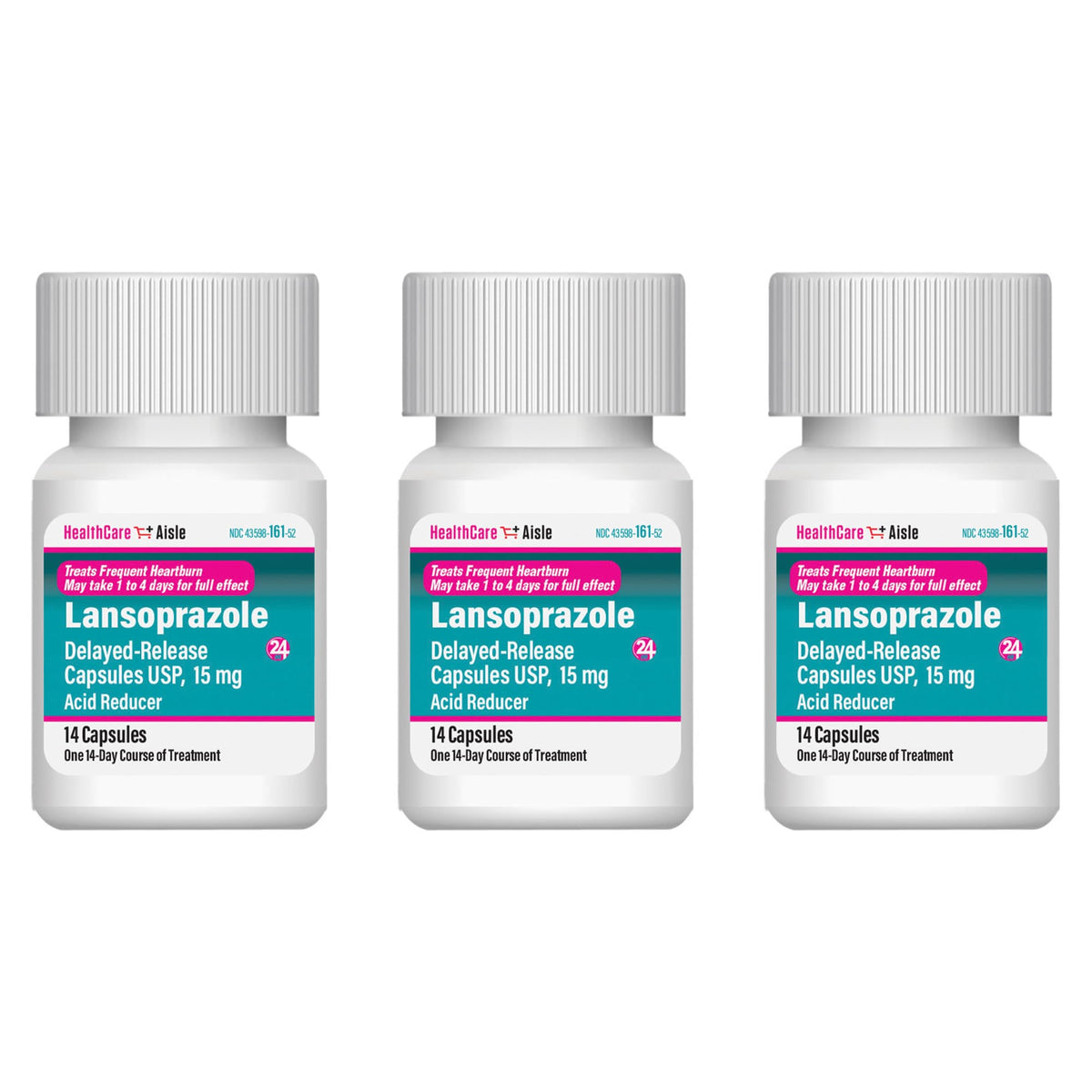 HealthCareAisle Lansoprazole 15 mg - 42 Delayed-Release Capsules - Acid Reducer, Treats Frequent Heartburn HealthCareAisle buy supplements Au