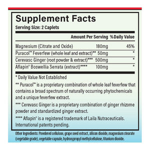MigreLief-Now Fast-Acting Formula, As-Needed Nutritional Support for Migraine and Headache Sufferers - 60 Vegetarian Capsules MigreLiefBuy Supplements Australia