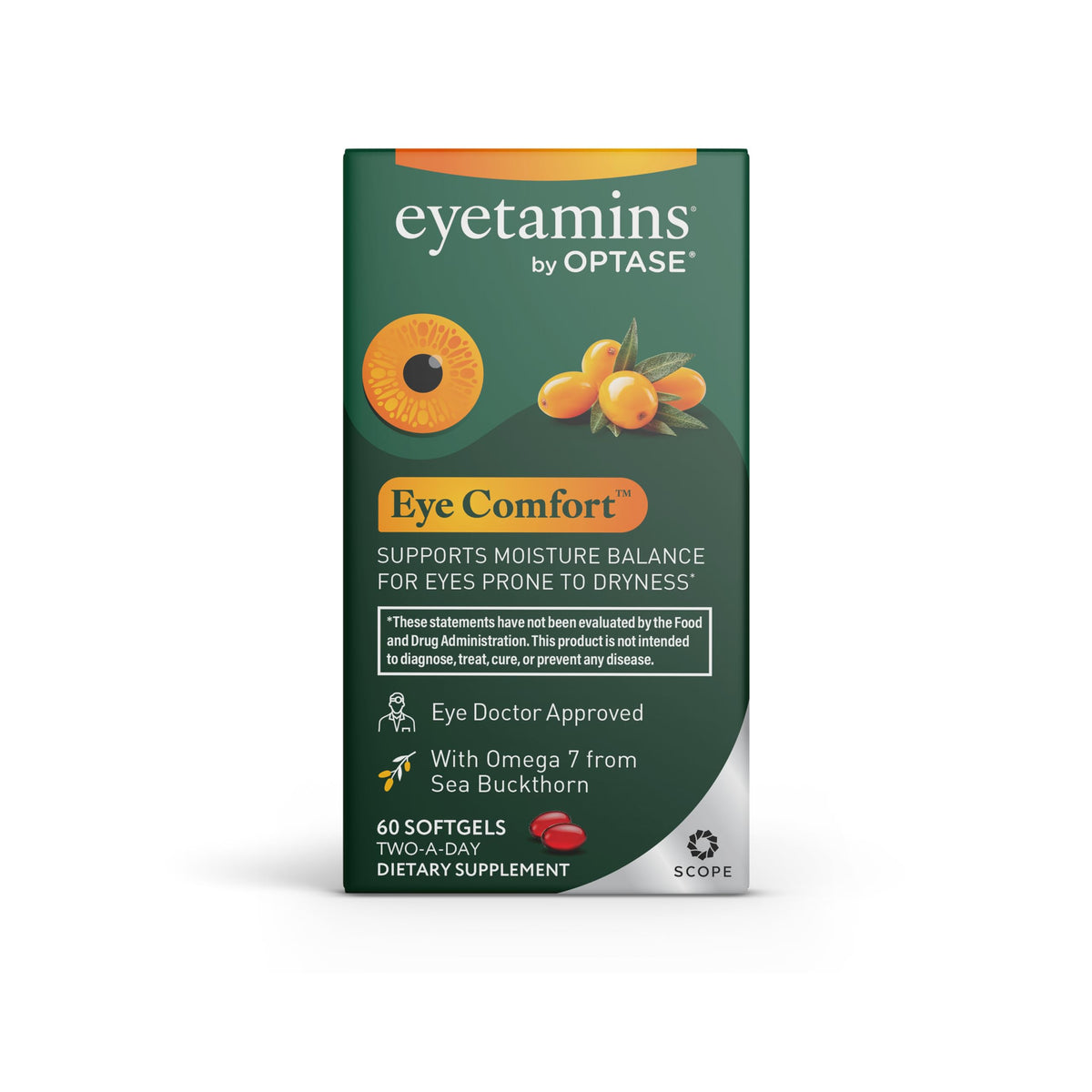 eyetamins® by OPTASE® Eye Comfort™ - 60 Softgels - Eye Doctor Recommended - an Omega-Based Eye Supplement formulated to Support Moisture Balance and Eye Comfort from Within. Plant Based Soft gels. eyetaminsBuy Supplements Australia