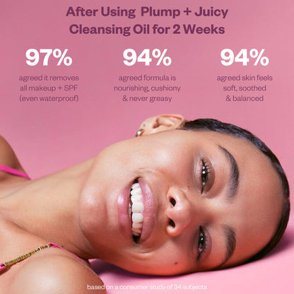 Kosas Plump + Juicy Cushiony Calm Botanical Cleansing Oil – Hydrating Makeup Remover for Sensitive Skin, Non-Greasy Oil Cleanser with Ceramides & Squalane for Soft, Soothed Skin Kosas buy supplements Au