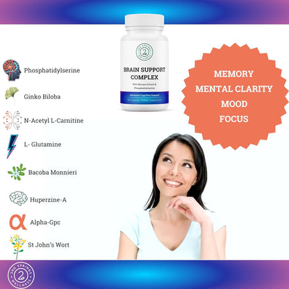 Wellnes Women's Bundle - Brain Support Complex, Women's Daily 7 Essentials, and Adaptogen Complex