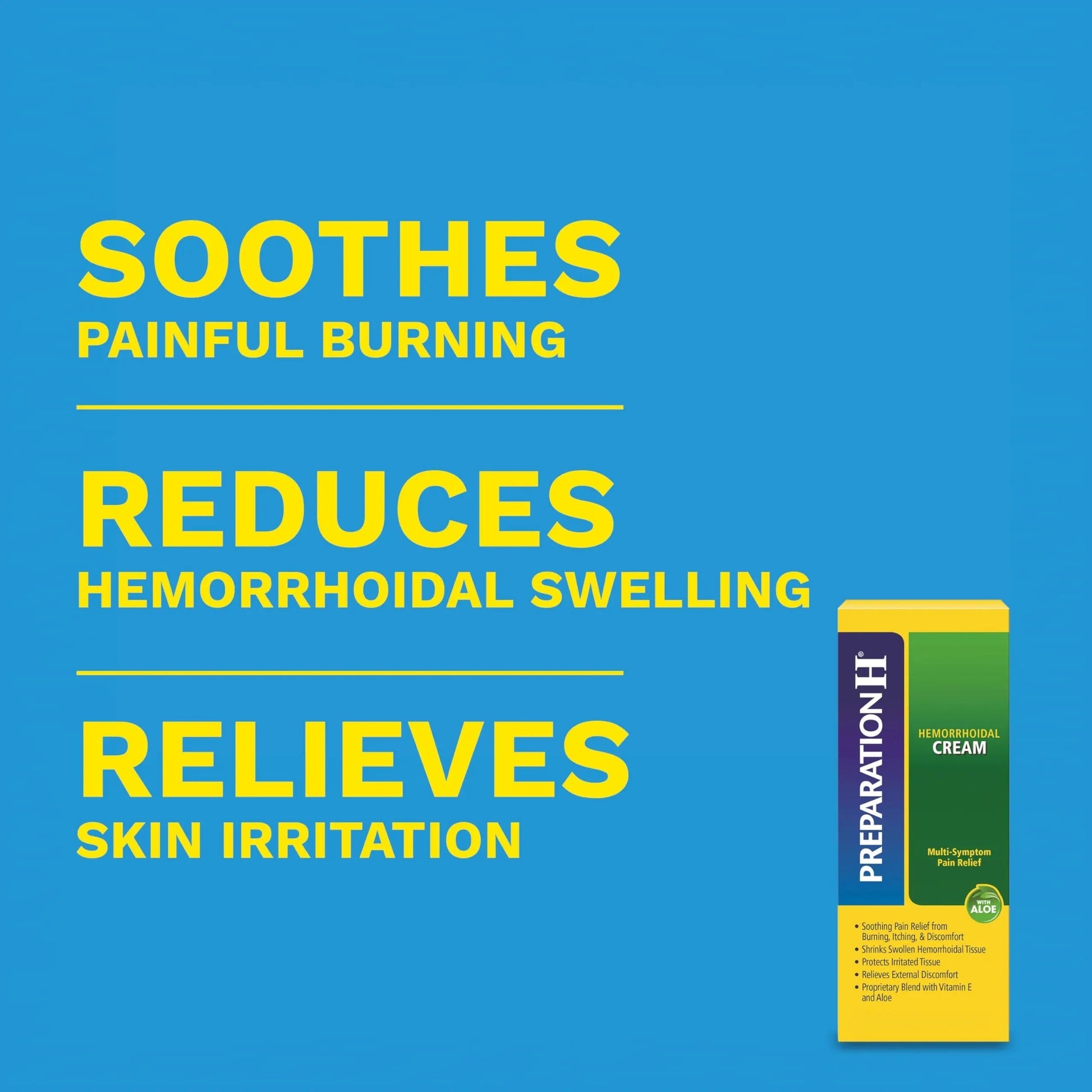 Preparation H Hemorrhoid Symptom Treatment Cream (2 x 1.8 Ounce Tube), Maximum Strength Multi-Symptom Pain Relief with Aloe Preparation HBuy Supplements Australia