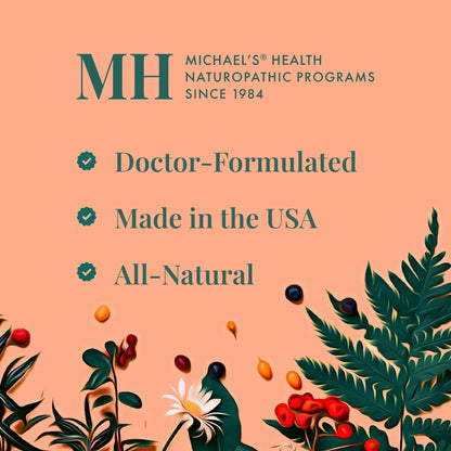 MICHAEL'S Health Naturopathic Programs Teen Girls Multivitamin - 90 Vegetarian Tablets - with B Complex Vitamins MICHAEL'S