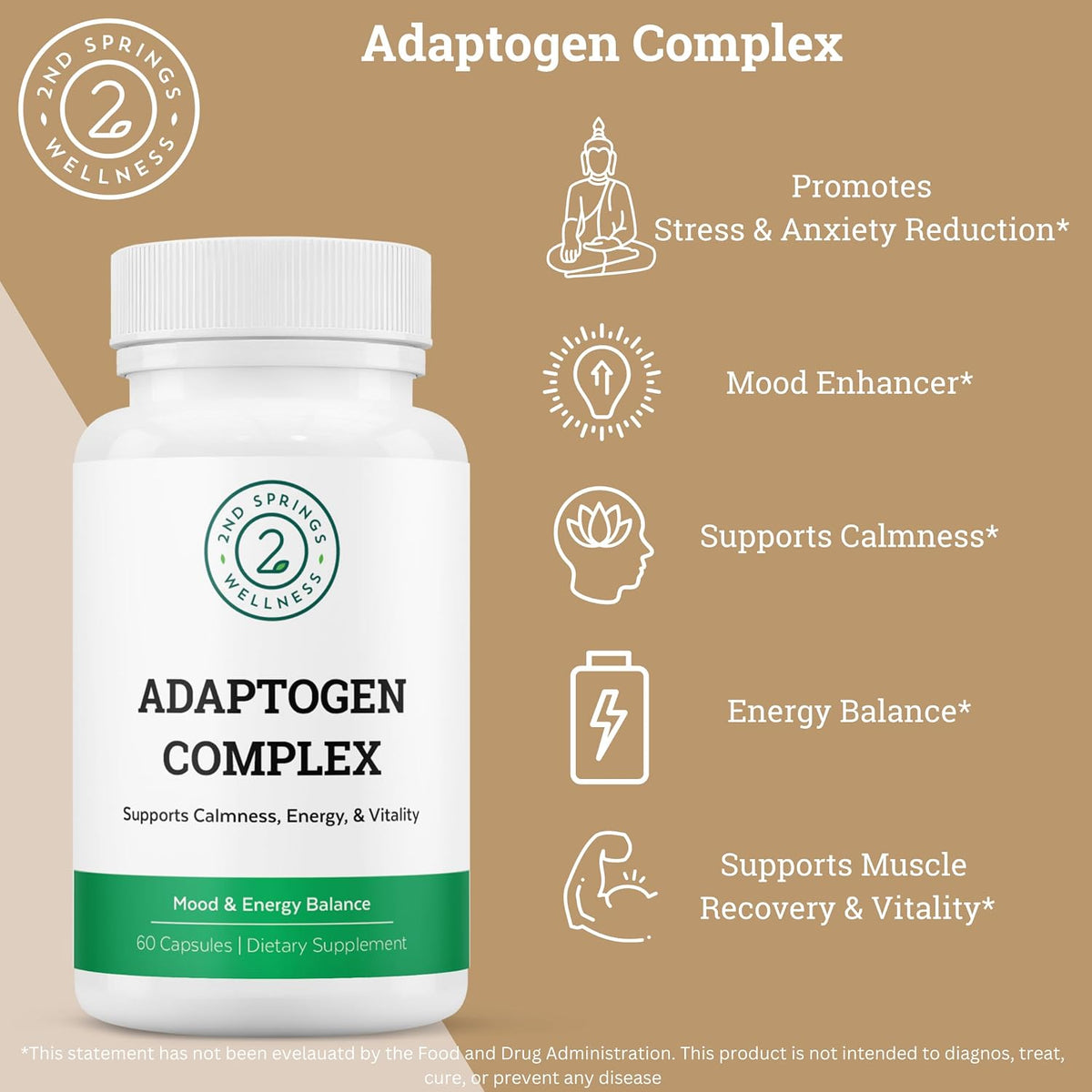 Women's & Men's Daily 7 Essentials + Adaptogen Complex Bundle - Complete Multivitamins with Stress Adaptation Support for Optimal Health