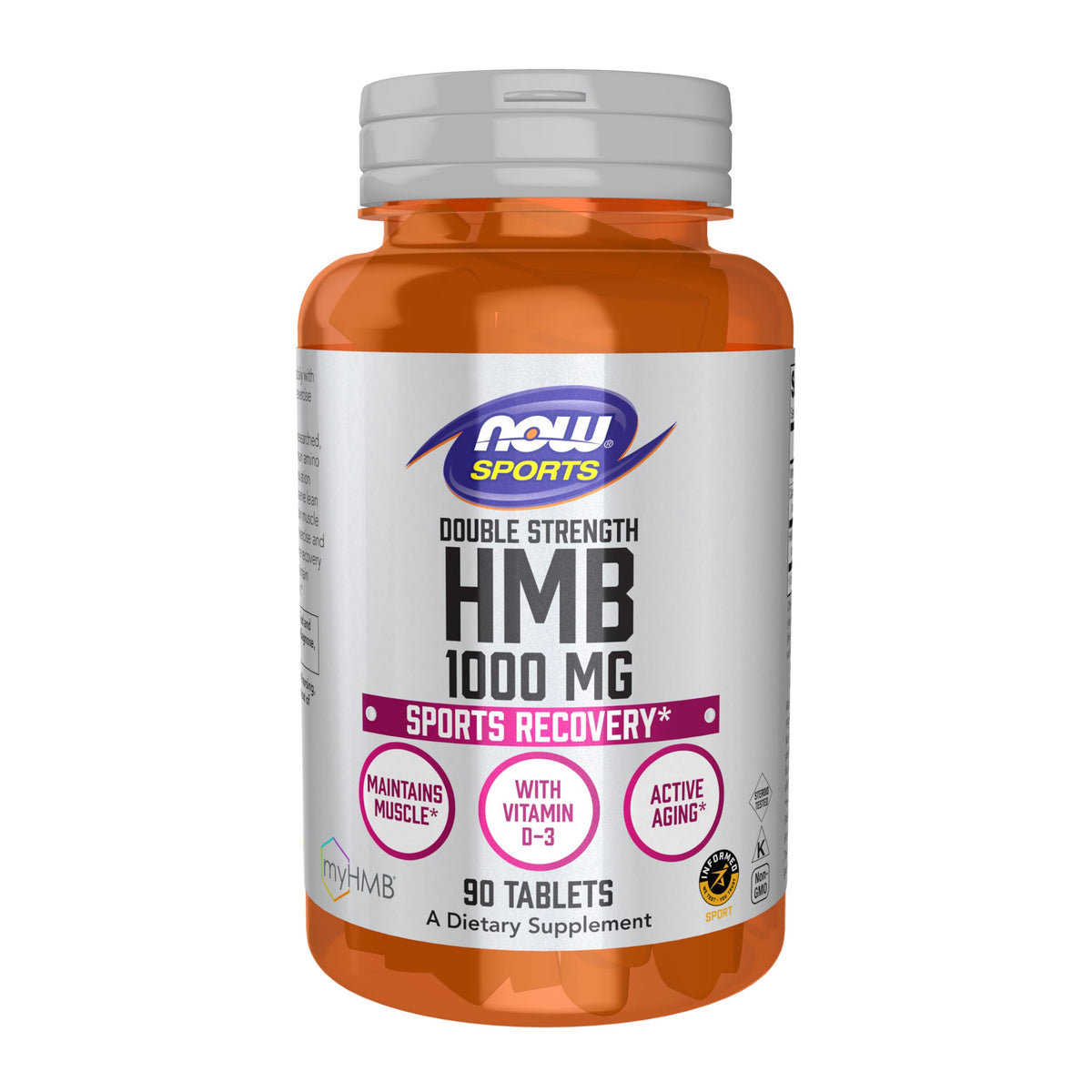 NOW Foods Sports Nutrition, HMB (β-Hydroxy β-Methylbutyrate), Double Strength 1,000 mg, 90 Tablets NOW Foods buy supplements Au