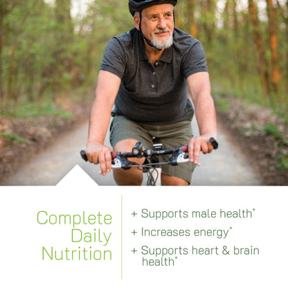Irwin Naturals Men's Living Green Liquid-Gel Multi - 70 Essential Nutrients, Full-Spectrum Vitamin Supplements for Men, Wholefood Blend - Promotes Brain & Adrenal Support - 120 Liquid Soft-Gels Irwin Naturals buy supplements Au