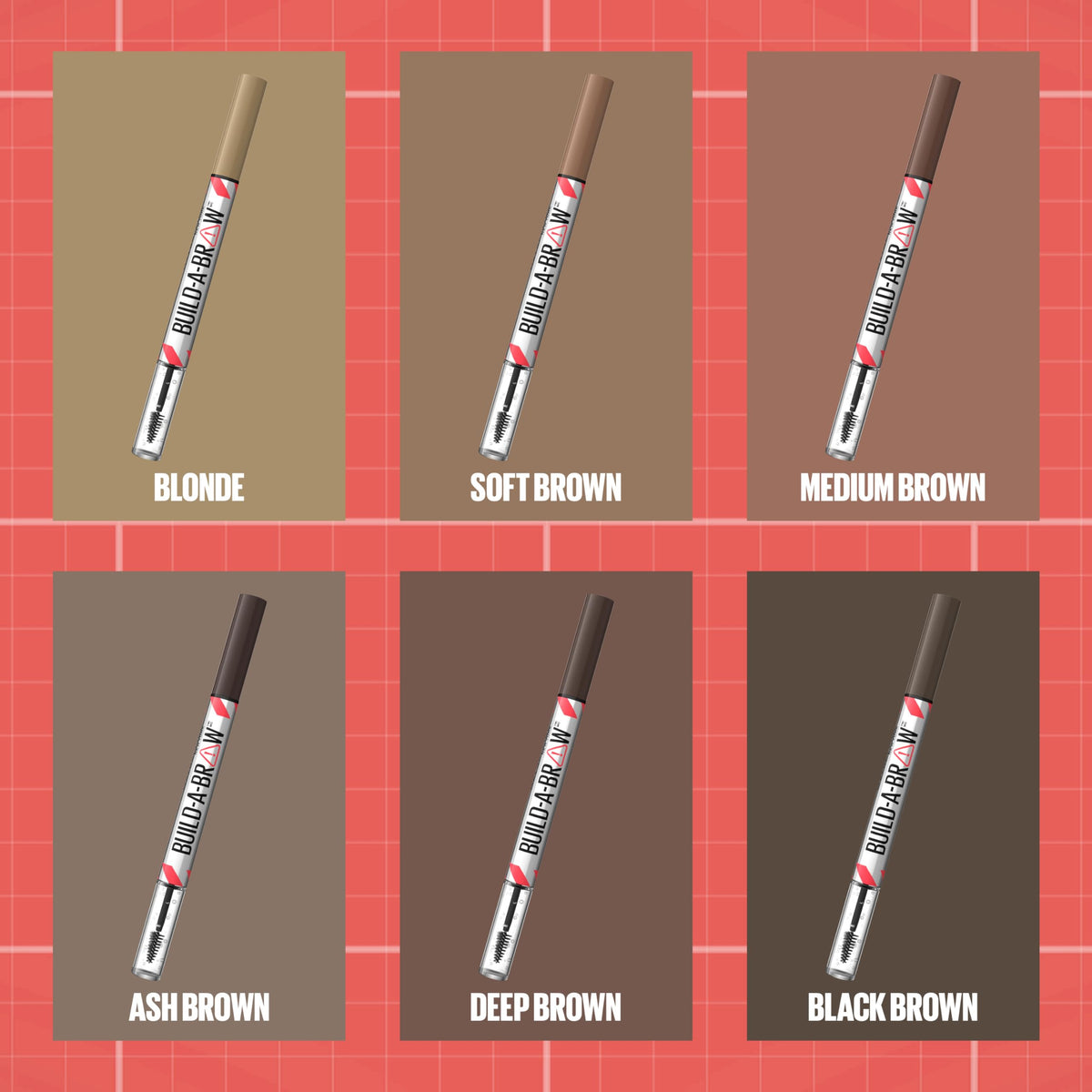 Maybelline Build-A-Brow 2-in-1 Brow Pen and Sealing Eyebrow Gel, Eyebrow Makeup for Real-Looking, Fuller Brows, Black Brown, 1 Count MAYBELLINEBuy Supplements Australia