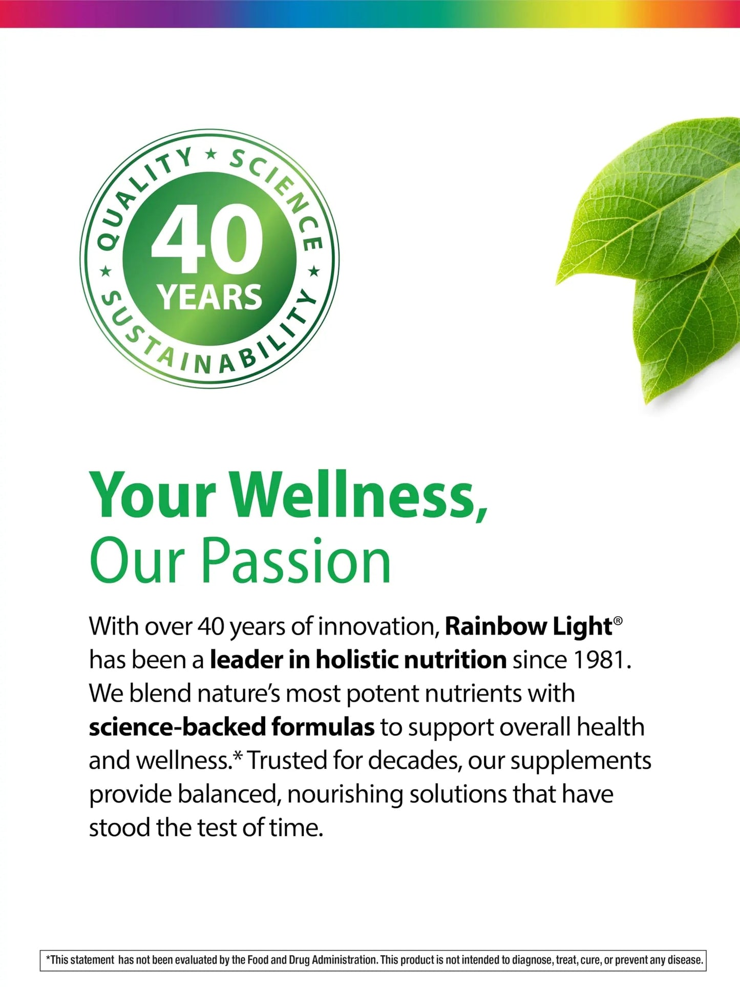 Rainbow Light Kids One + Multivitamin | 50 Chewable Tablets | with Iron & Tummy Friendly Probiotics | Fruit Punch Flavor | Real Food Nutrients Rainbow Light