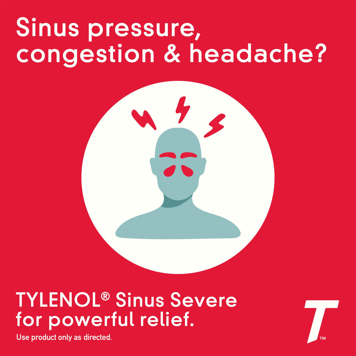 Tylenol Sinus + Headache Daytime Non-Drowsy Relief Caplets, Acetaminophen 325mg, Phenylephrine HCI 5mg, Nasal Decongestant for Sinus Pain, Headache & Nasal Congestion Relief, Fever Reduction, 24 Count Tylenol buy supplements Au