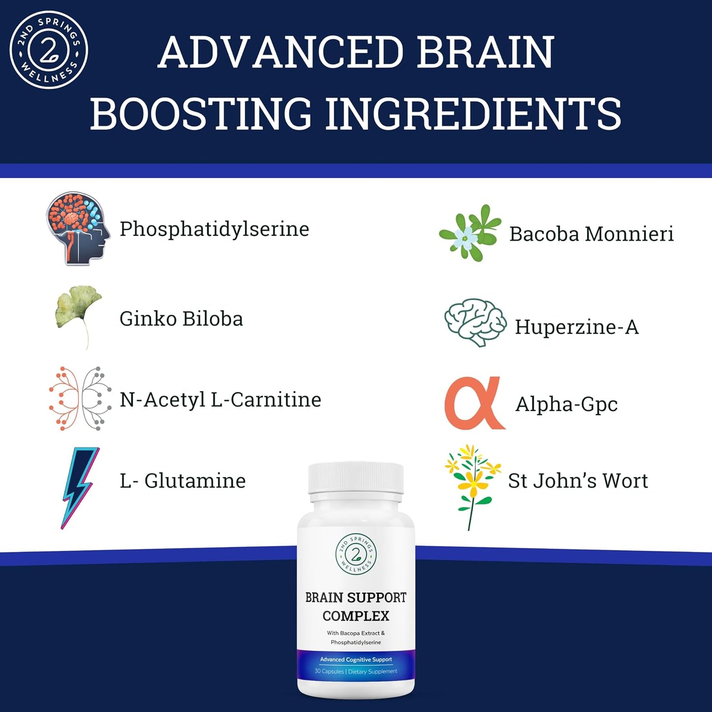 ALA & ALC Complex + Brain Support + Magnesium Bisglycinate Bundle | Energy, Focus, Memory, Cognitive Support, Nerve Health, Calm & Daily Wellness
