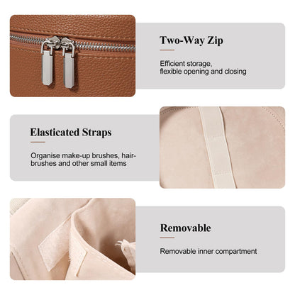 honitty Makeup Bag, Travel Make up Case with Compartments and Handle, Portable Cosmetic Organizer Bags,Toiletry Bag for Women honittyBuy Supplements Australia
