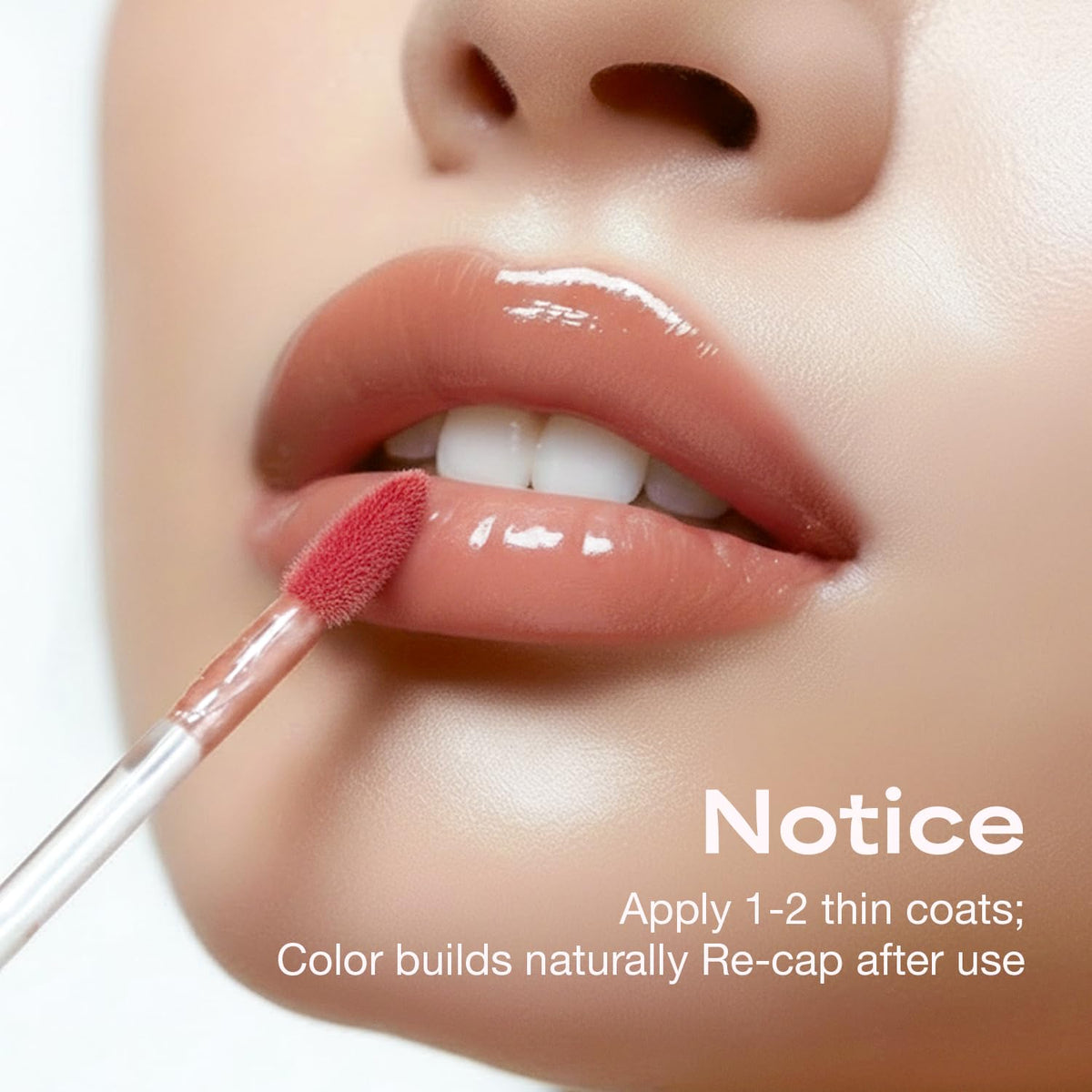 INGA Water Glow Lip Tint | Hydrating, Glossy Korean Lip Tint with Sheer Color & Glass-Like Shine | Long-Lasting, Non-Sticky Korean Lip Stain (RICH SALMON) INGABuy Supplements Australia