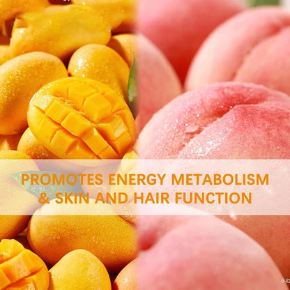 ESUNM Complete Liquid Multivitamin + Hair Growth, Promotes Energy Metabolism& Skin and Hair Function| Vitamin C D | B Vitamins | ESUNM