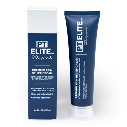 PT Elite Premium Pain Relief Cream, with Capsaicin, Menthol & Arnica, Arthritis, Knee, & Back Pain Relief, Soothes Sore Muscles & Joints, Reduces Stiffness, Non-Greasy, Topical Analgesic, 3.4 oz PT EliteBuy Supplements Australia