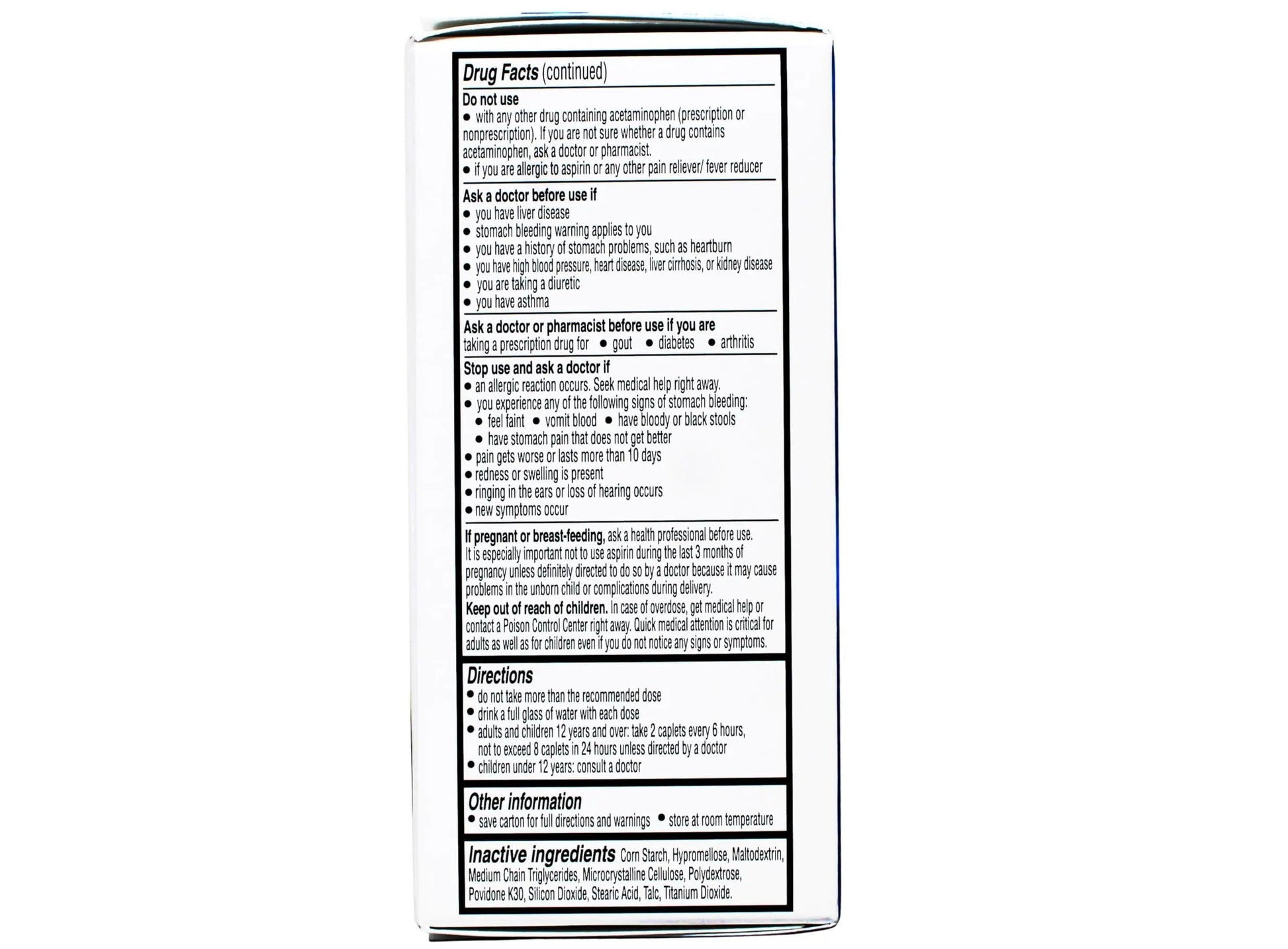 Vanquish Effective Headache Relief – Aspirin (NSAID), Acetaminophen, Caffeine, 100 Analgesic Coated Caplets - 3 Pack VanquishBuy Supplements Australia