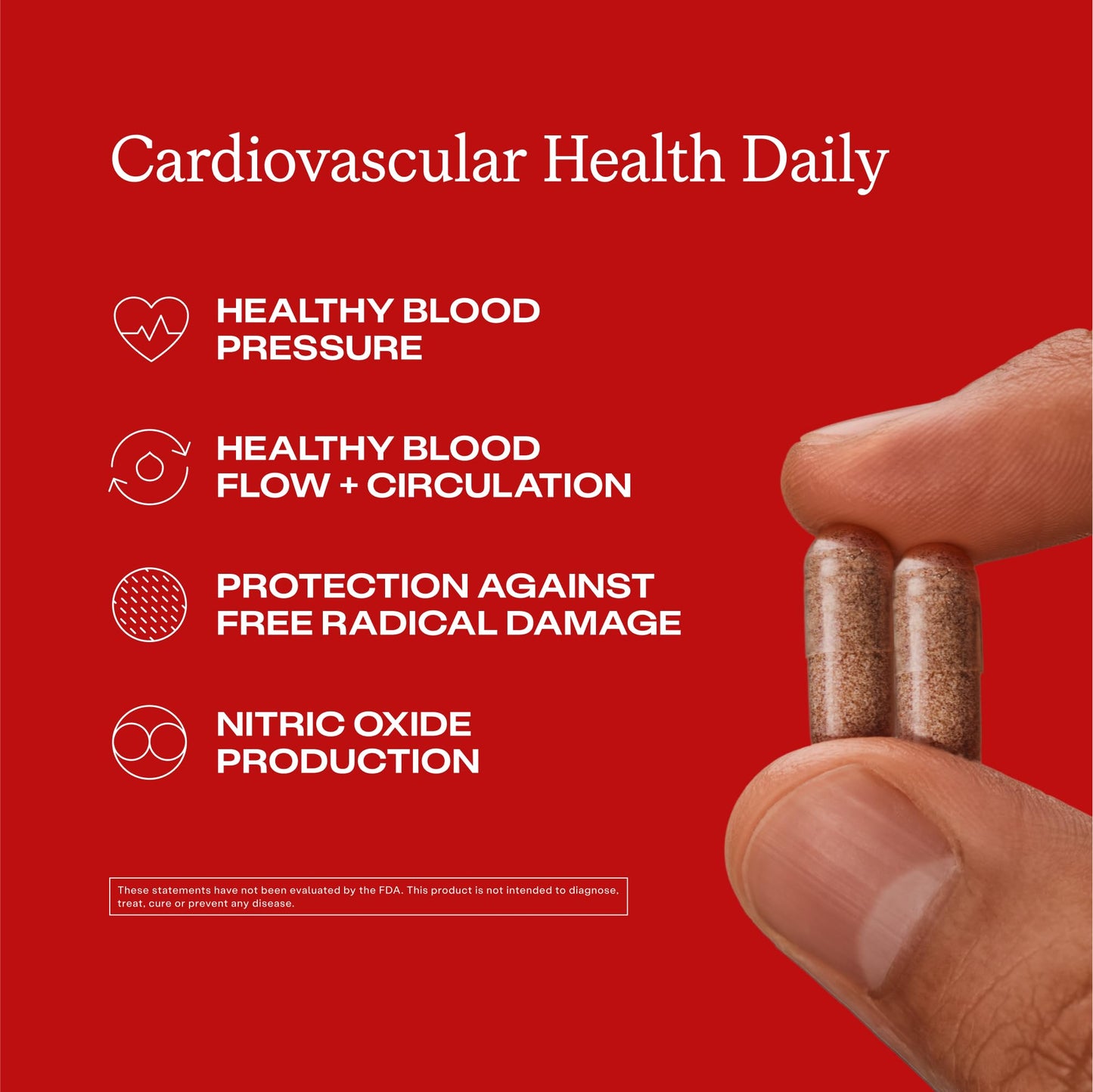 Humann Cardiovascular Health Daily, 4-in-1 Vascular & Blood Pressure Support, Grape Seed Extract Capsules & Hyaluronic Acid Circulation Supplements, Plant-Based Non-GMO, 60 Capsules Humann buy supplements Au