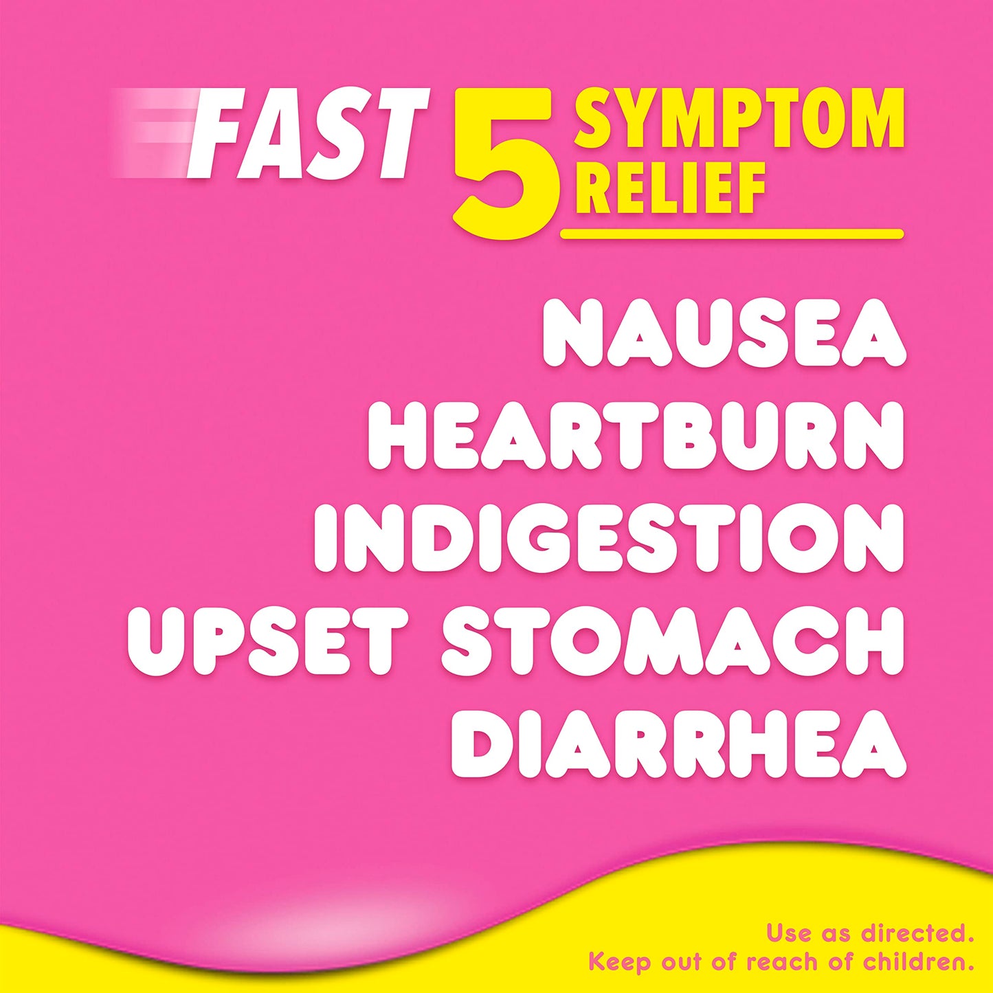 Pepto Bismol Chews, Upset Stomach Relief, Nausea Relief, Heartburn Relief, Indigestion Relief, Anti Diarrhea Medication for Adults - 5 Symptom Fast Relief, 72 Chewable Tablets (3x24 ct) Pepto Bismol buy supplements Au