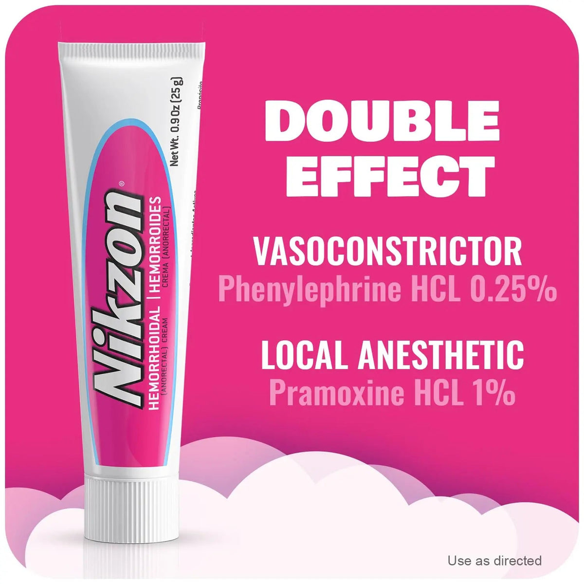 Nikzon Hemorrhoid Cream | Double Effect for Pain & Swelling, Numbs Irritated Anorectal Area, Soothing & Fast-Acting Formula, Dual-Action Hemorrhoid Treatment, 0.9 Oz, 1-Pack NikzonBuy Supplements Australia