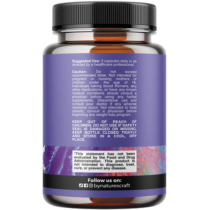 Triple Magnesium Complex Supplement - High Absorption Magnesium Glycinate, Malate & Taurate Blend for Muscles, Energy Support & Heart Health - Triple Mg Complex 400 mg Capsules - 120 Count Natures Craft buy supplements Au