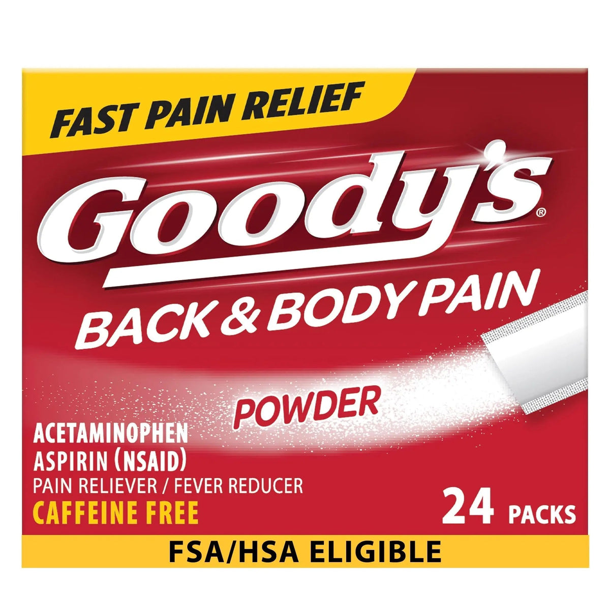 Goody's Back and Body Pain Relief Powder, 24 ct (Pack of 1) Goody'sBuy Supplements Australia