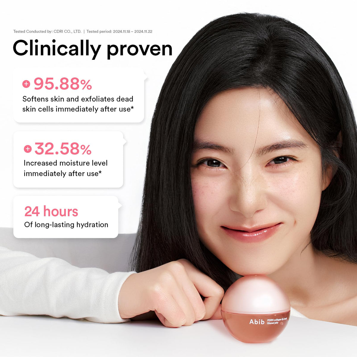 Abib PDRN Collagen Lip Mask Glazed Jelly 0.38 fl oz | Korean Lip Butter Balm Overnight Sleeping Mask Hydrating Care Moisturizer Treatment for Flakey, Dry Lips AbibBuy Supplements Australia