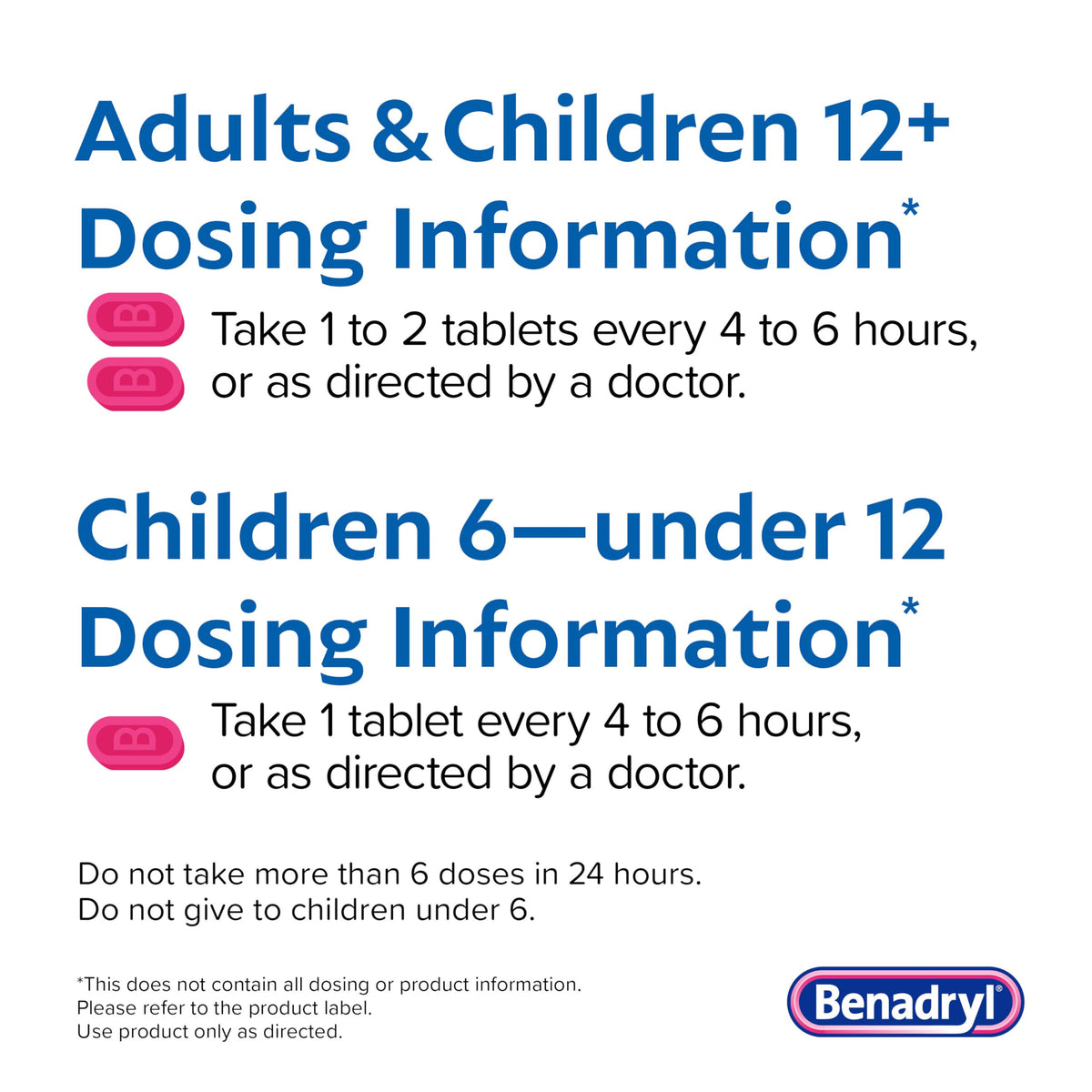 Benadryl Ultratabs Allergy Medicine, 25 mg Diphenhydramine HCl Antihistamine Tablets For Cold & Allergy Relief of Symptoms Like Sneezing, Runny Nose, Itchy Eyes & Throat, Hay Fever, 100 Count Tablets Benadryl buy supplements Au