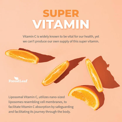 ForestLeaf Immune Support Supplement with Vitamin C + Quercetin for Immunity - Immune Boosters for Adults with Liposomal VIT C, Quercetin & Stinging Nettle - 2 in 1 Immune System Defense Booster