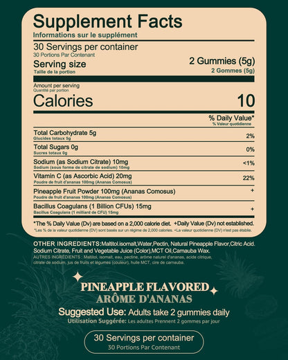 Zenvorica Premium Feminine Balance Gummies for Women - Hawaiian Pineapple pH Balance Probiotic Gummies for Odor and Flora Wellness, Immune Support, Vegan, 60 Count ZenvoricaBuy Supplements Australia