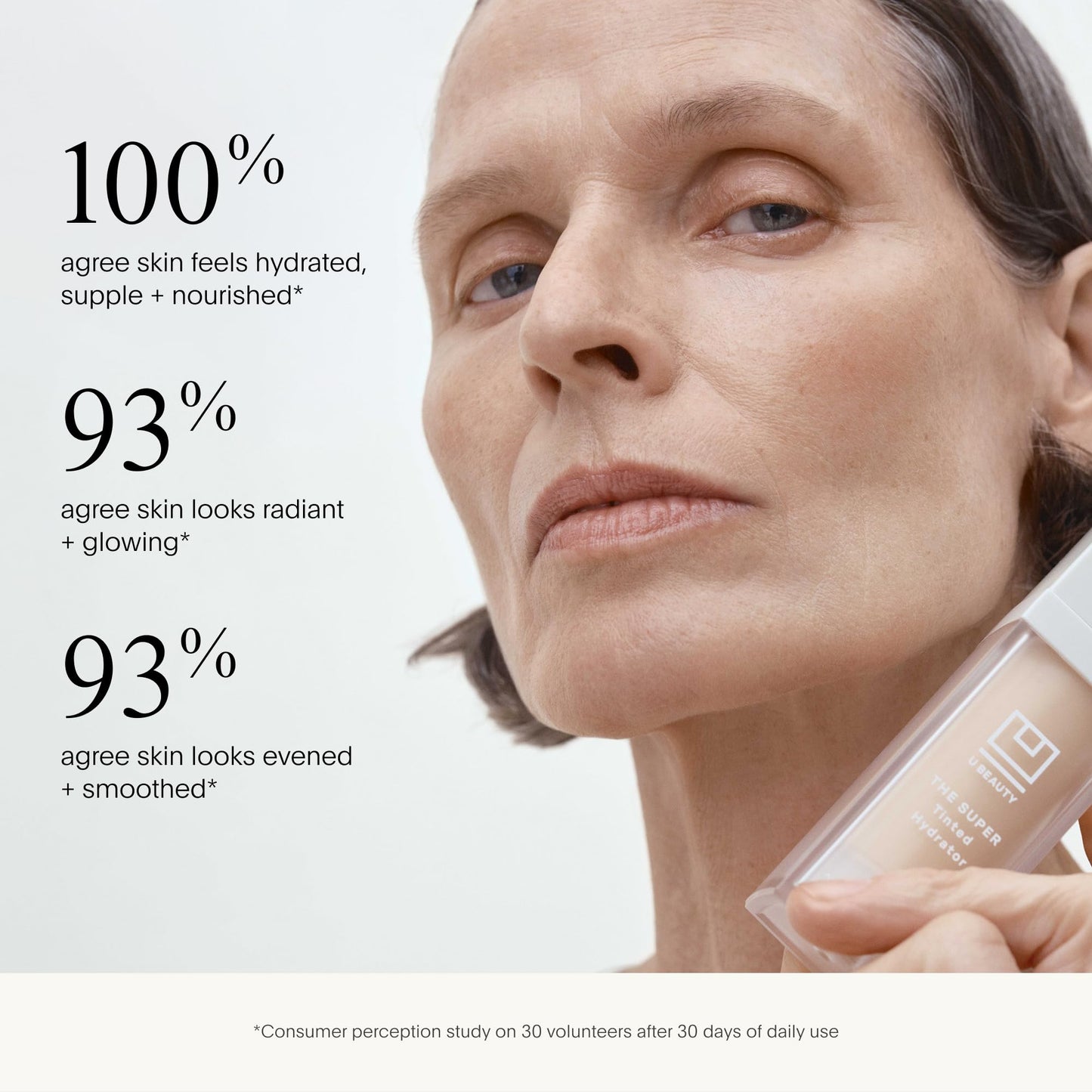 U Beauty The Super Tinted Hydrator Hyaluronic Acid Moisturizing Cream - Mega-Dose Skin Hydrator for Supple, Smooth, and Softer-Looking Skin For Up To 48 Hours - Shade 1-1.0 oz U BeautyBuy Supplements Australia