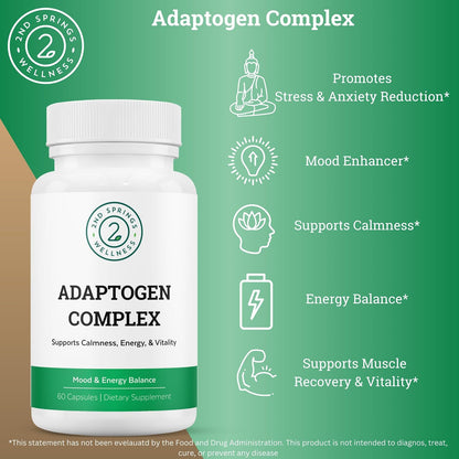 ALA & ALC Complex + Adaptogen Complex Bundle | Energy, Resilience, Cognitive Function, Metabolism, Focus & Daily Wellness