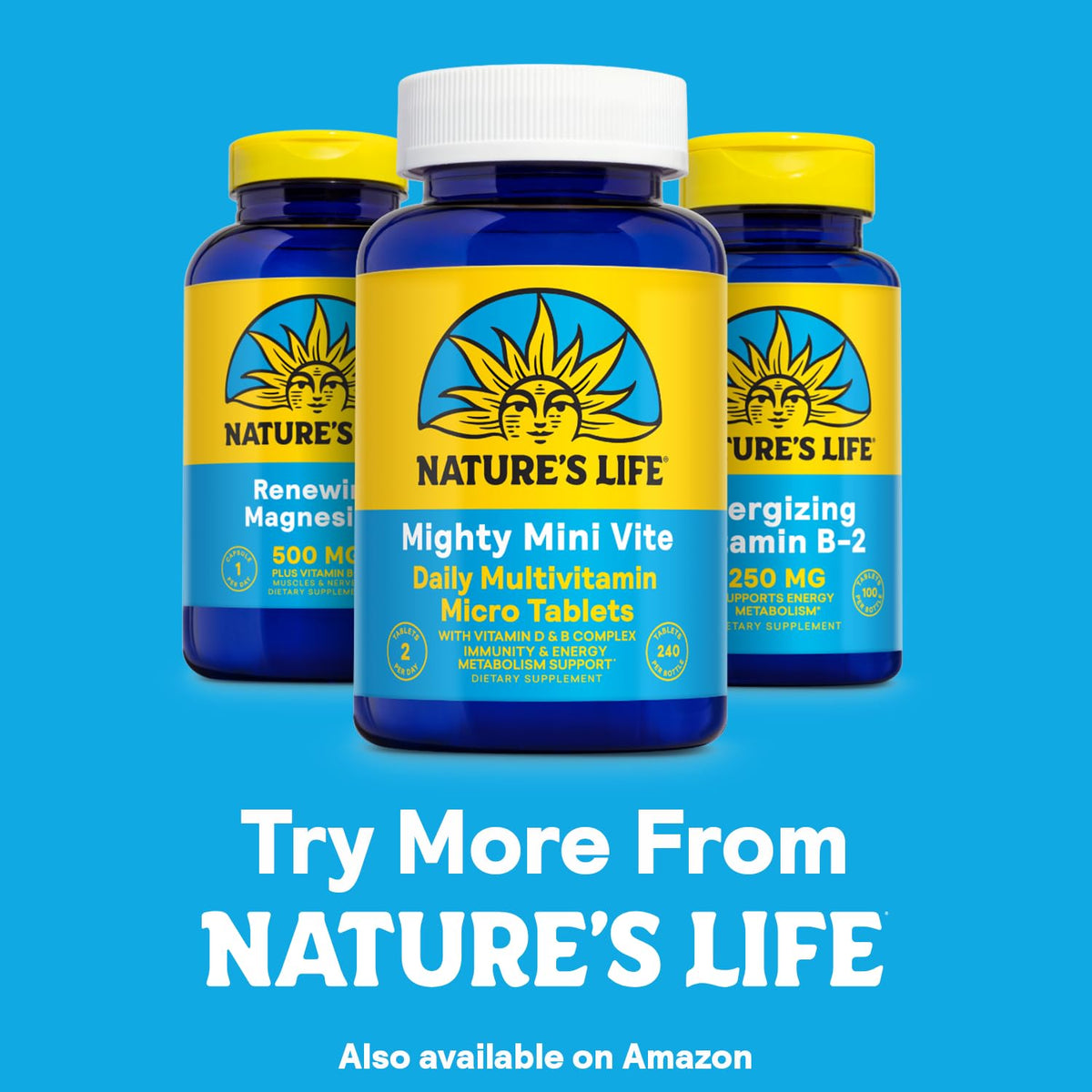 Nature’s Life Renewing Magnesium 500 mg - Magnesium Citrate, Magnesium Malate, Magnesium Oxide Plus Vitamin B-6 - Muscles and Nerves Support - Lab Verified - 275 Servings, 275 VegCaps