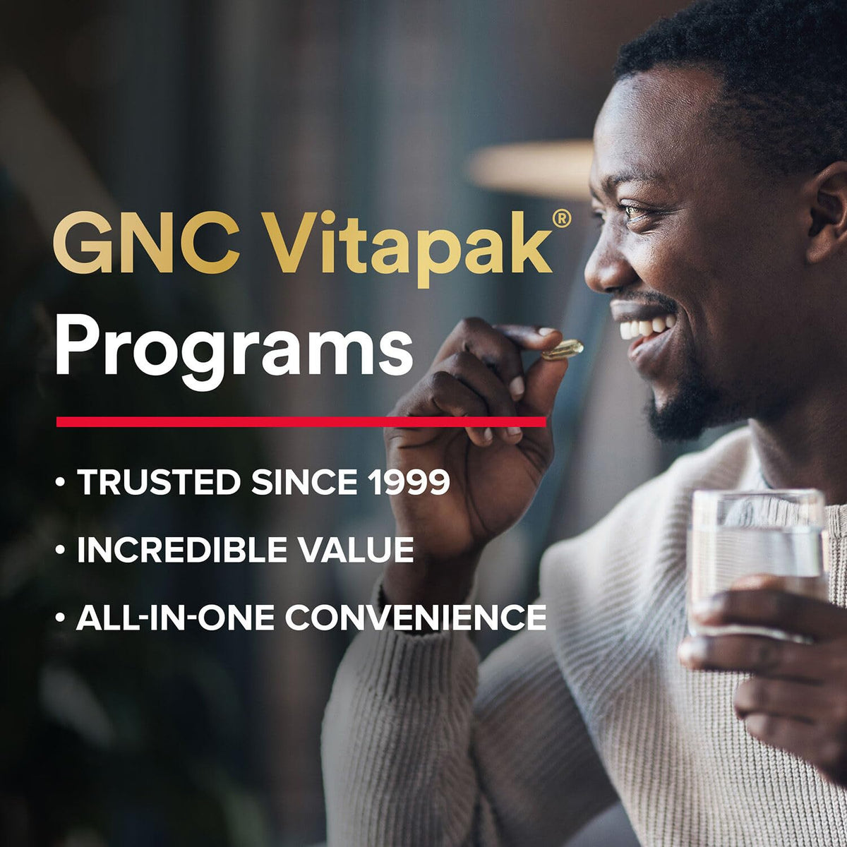 GNC Mega Men Energy and Metabolism Vitapak Program, Convenient, Complete Nutrition, 5 Products in 1 Packet, Calorie Burn, Thermogenic, 300mg Caffeine, 30 Daily Packs GNCBuy Supplements Australia