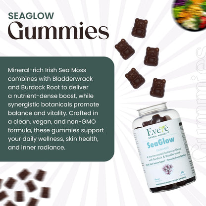 The EverÉ Natural Alchemy Sea Moss with Bladderwrack & Burdock Root – Vegan, Plant-Based Gummies with Minerals & Botanicals – Mixed-Berry Flavor, Non-GMO & Gluten-Free The EverÉ Natural Alchemy buy supplements Au