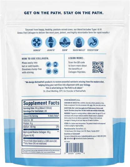 NativePath Collagen Stick Packs and Collagen 25 Jar Bundle