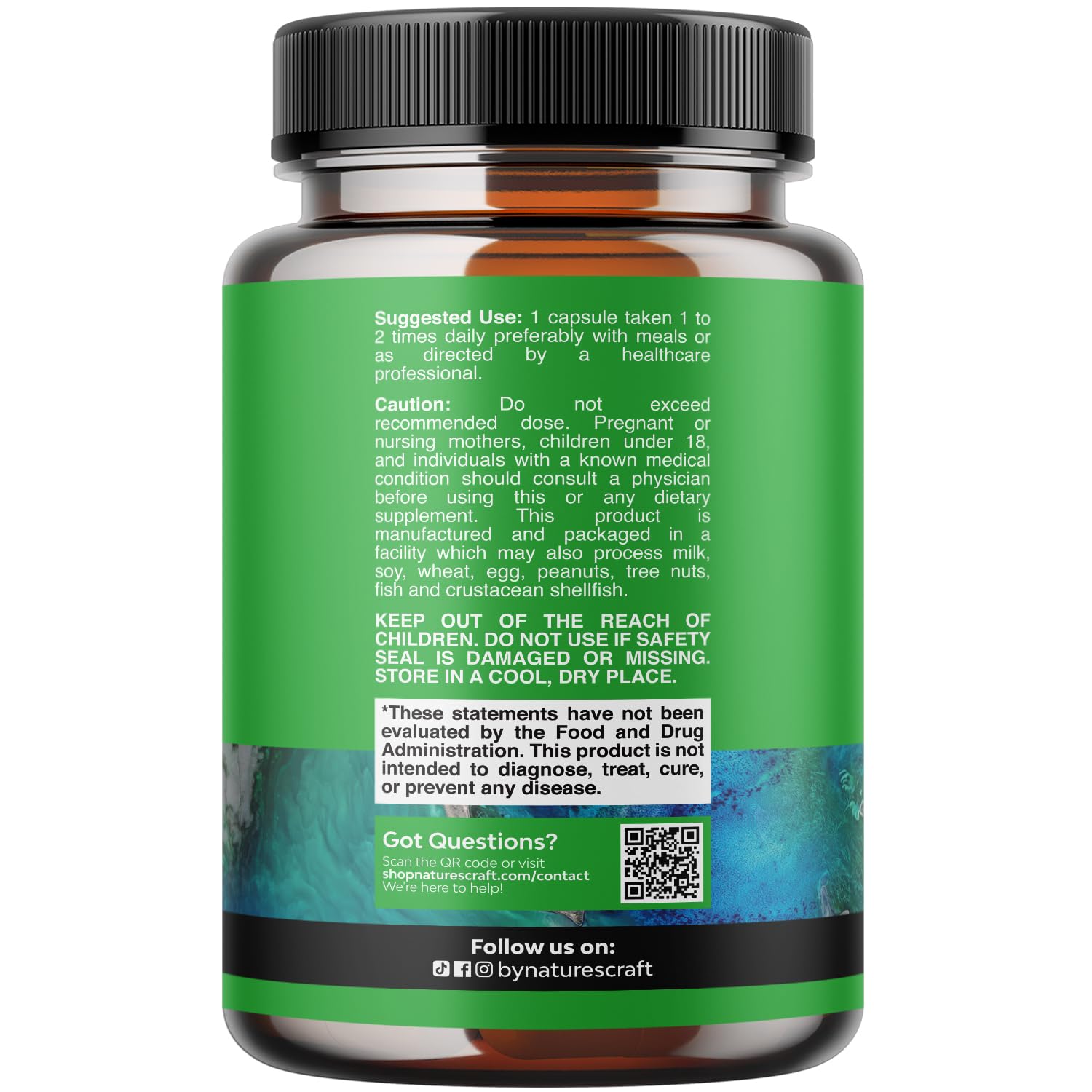 High Absorption Magnesium Complex Supplement - Magnesium Oxide 500mg with Citrate 500mg for Sleep and Mood Support - Pure Citrate per Serving for Muscle Stomach and Digestion - 60 Count Natures Craft buy supplements Au