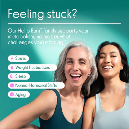 Love Wellness Hello Burn Activate | Support Visceral Fat Burn with HT BPL1 Postbiotic | Supports Healthy Waist Circumference, Longevity and Metabolic Wellness | 30 Count Love Wellness buy supplements Au