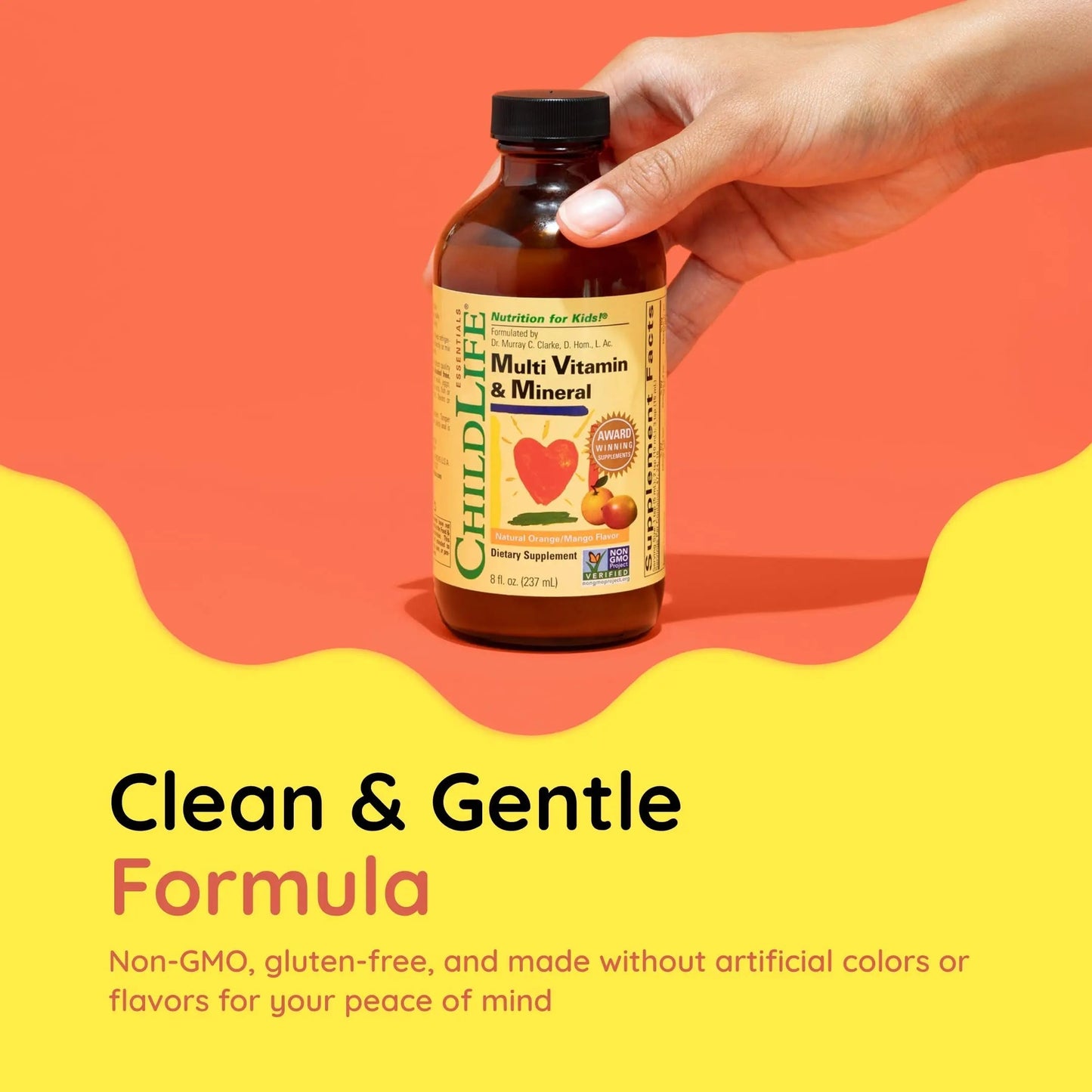 CHILDLIFE ESSENTIALS Kids Multivitamin & Mineral - Kids Vitamins, Liquid Multivitamin for Kids CHILDLIFE ESSENTIALS