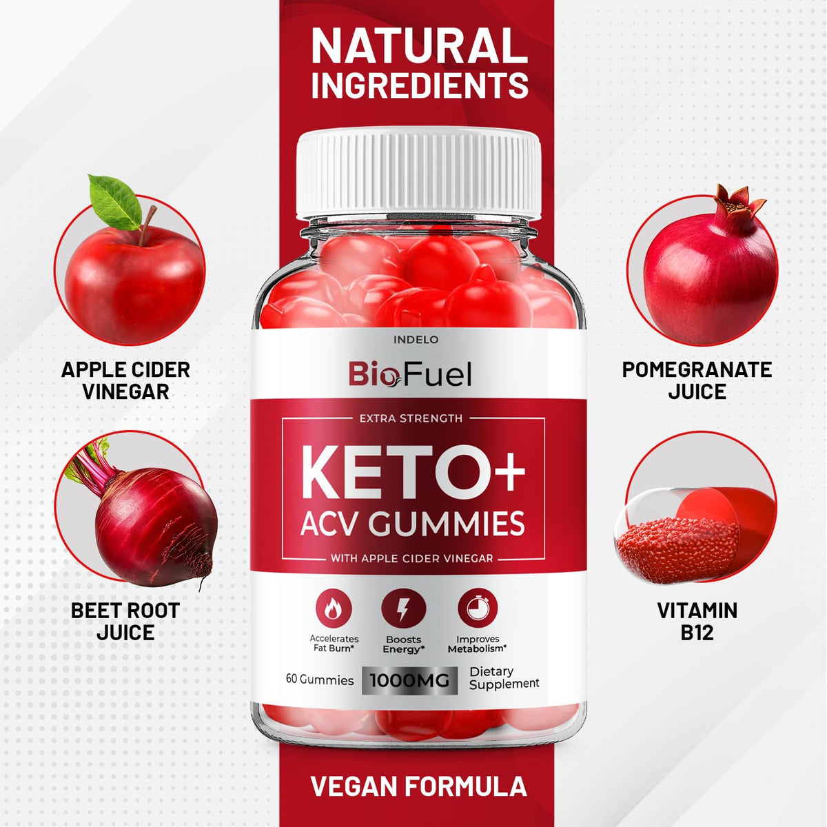 (3 Pack) Bio Fuel Keto ACV Gummies - Advanced Formula BioFuel Keto Plus ACV Gummies Apple Cider Vinegar Bio Fuel ACV, Weight Management Gummies Dietary Supplement Reviews Men Women (180 Gummies) IndeloBuy Supplements Australia