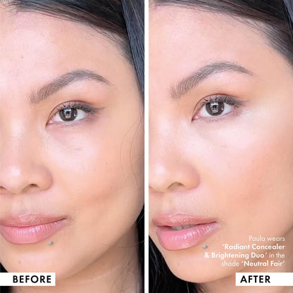 ICONIC LONDON Radiant Concealer & Brightening Duo | Creamy Liquid + Brightening Crayon Dual Ended Concealer, Cruelty Free, Vegan Makeup (Neutral Fair) 0.08 oz ICONIC LONDON buy supplements Au