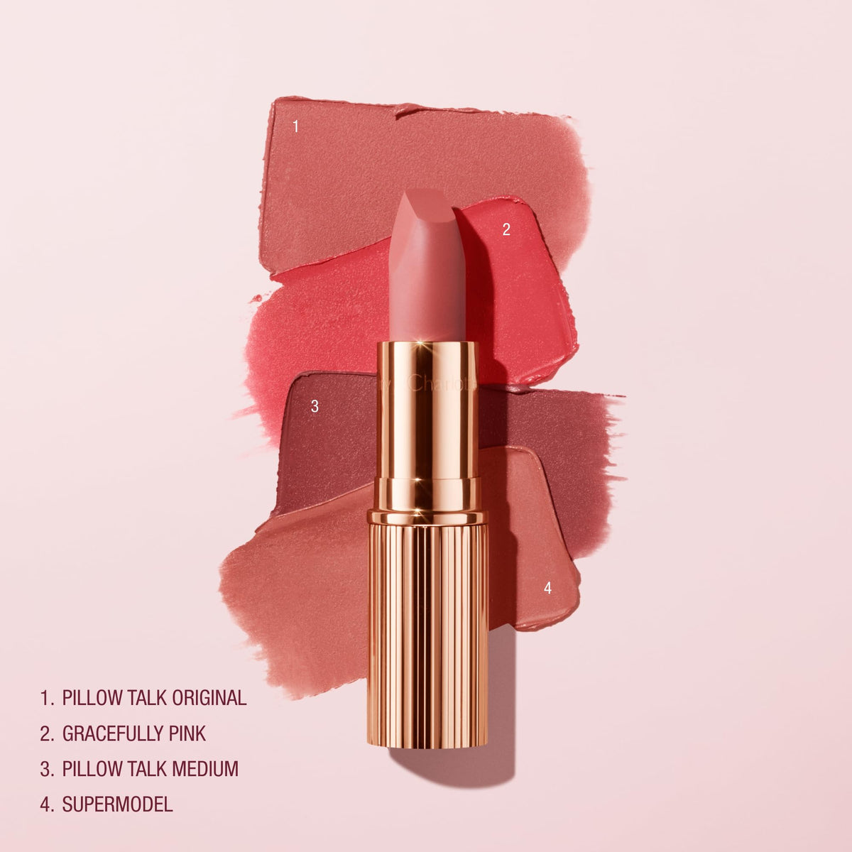 Charlotte Tilbury Matte Revolution Lipstick - Long Lasting, Matte Lipstick with Buildable Color & Lip-Loving Ingredients - Creamy, Easy to Blend Formula - Pillow Talk Original Charlotte TilburyBuy Supplements Australia