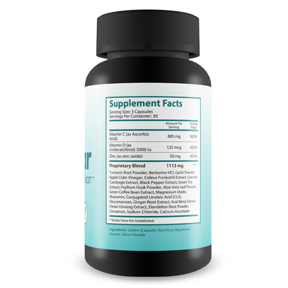 Ultra Sugar Clear - Our Best Blood Cleanse Detox Supplement - Bloodflow Support Supplement - Healthy Circulation Support Supplement - Sugar Balance Supplement - Sugar Health Blood Cleansing Formula True You Health buy supplements Au