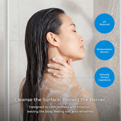 Ceramedx - Extra Gentle Body Cleanser | Natural Ceramide Cleanser for Dry, Sensitive Skin | Cruelty Free, Vegan & Fragrance Free | 6 fl oz | Plant-Based Riceramide-3, Hyaluronic Acid & Aloe | Soap-Free Wash for Very Dry, Sensitive Skin | Vegan, Sulfate Fr
