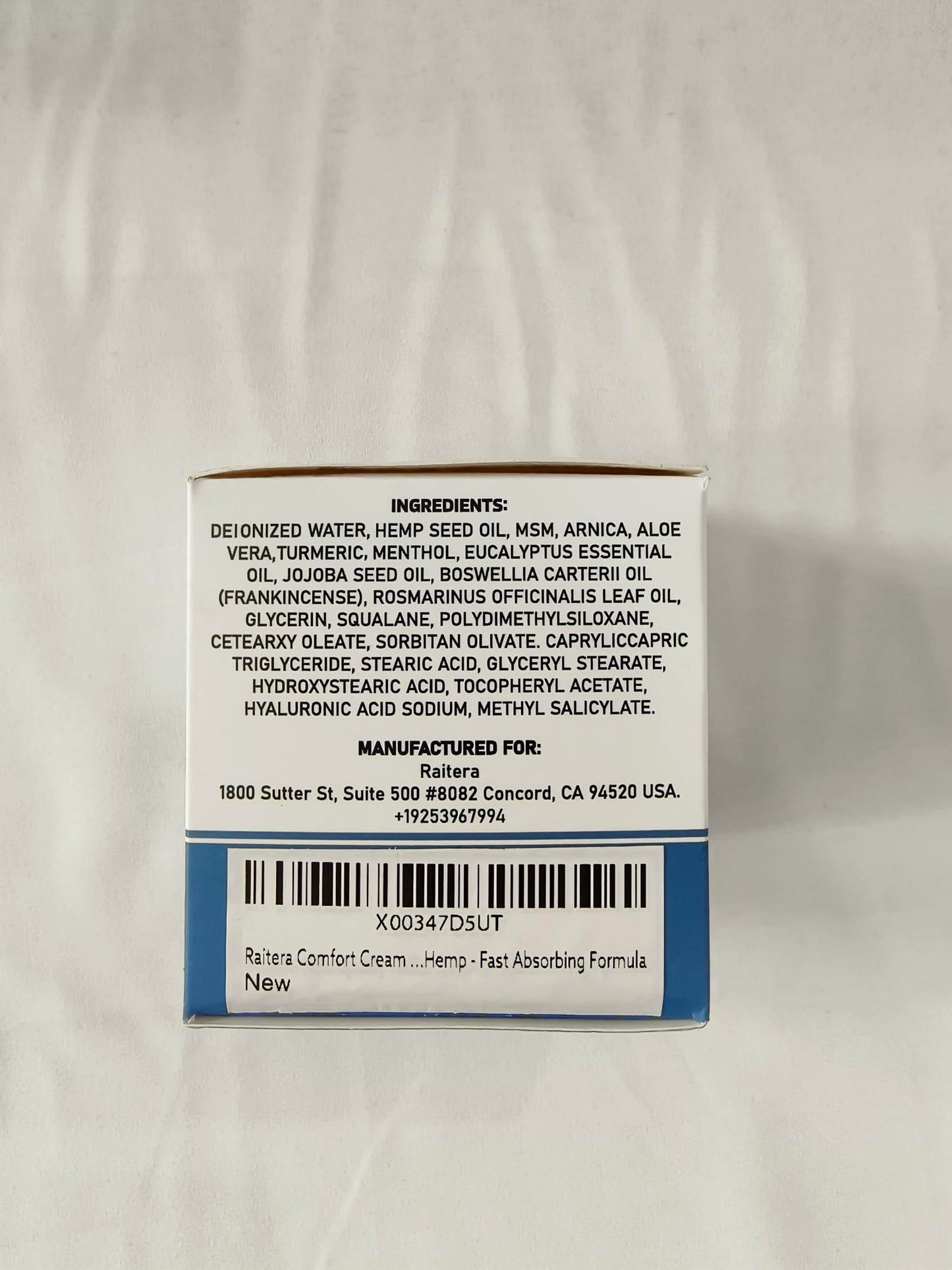 Raitera Neuropathy Cream – Extra Strength for Feet, Hands, Legs, Toes – Advanced Cooling Non-Greasy Fast Absorbing Formula - Natural Ingredients Frankincense, Arnica, Aloe Vera, Turmeric, MSM RaiteraBuy Supplements Australia
