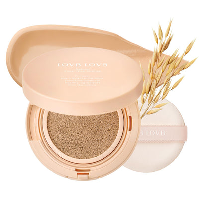 LOVB LOVB Natural Cover Glow Cushion Foundation | Satin Radiant Finish | Korean Foundation Makeup | Long-Lasting Natural Coverage | for All Skin Types 0.42 oz. (23N Natural Beige) LOVB LOVBBuy Supplements Australia