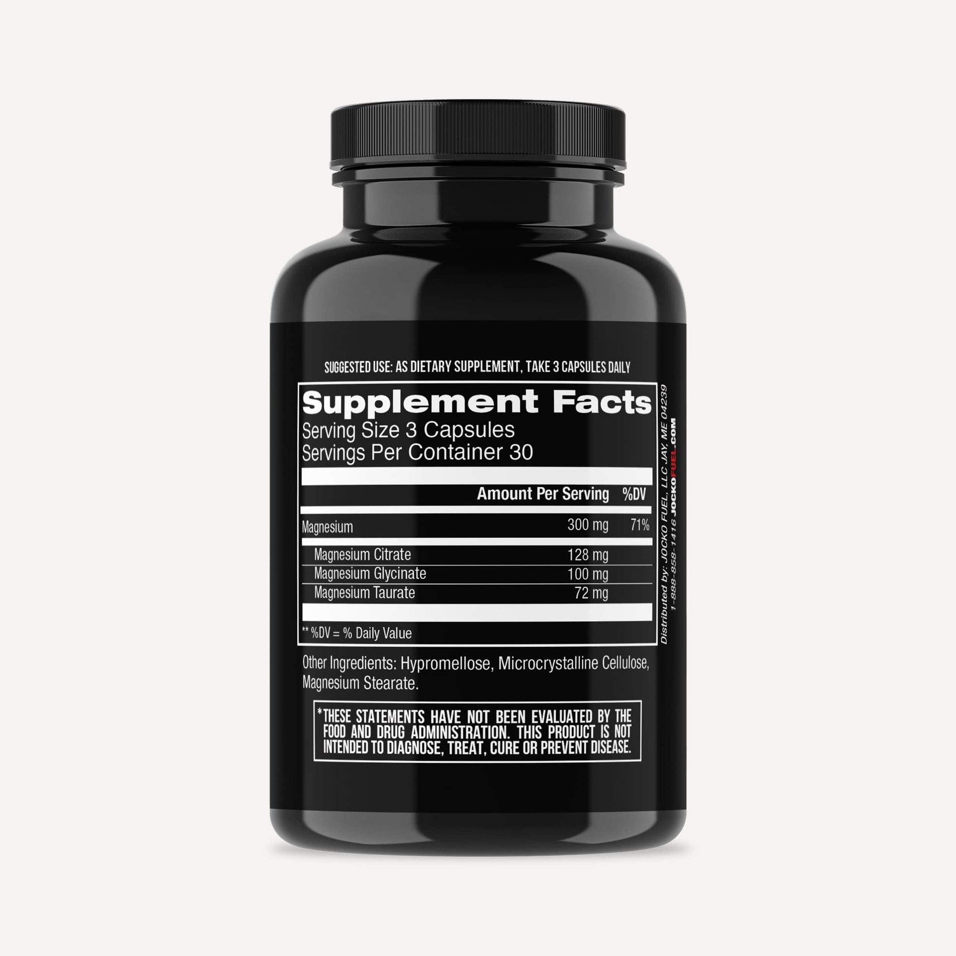 Jocko Fuel Magnesium Complex Supplement - Magnesium Glycinate, Citrate, & Taurate Capsules Dietary Supplement for Muscle Recovery & Relaxation, Heart, Nerve, Bone Support, & Sleep 30-Day Supply Jocko Fuel buy supplements Au