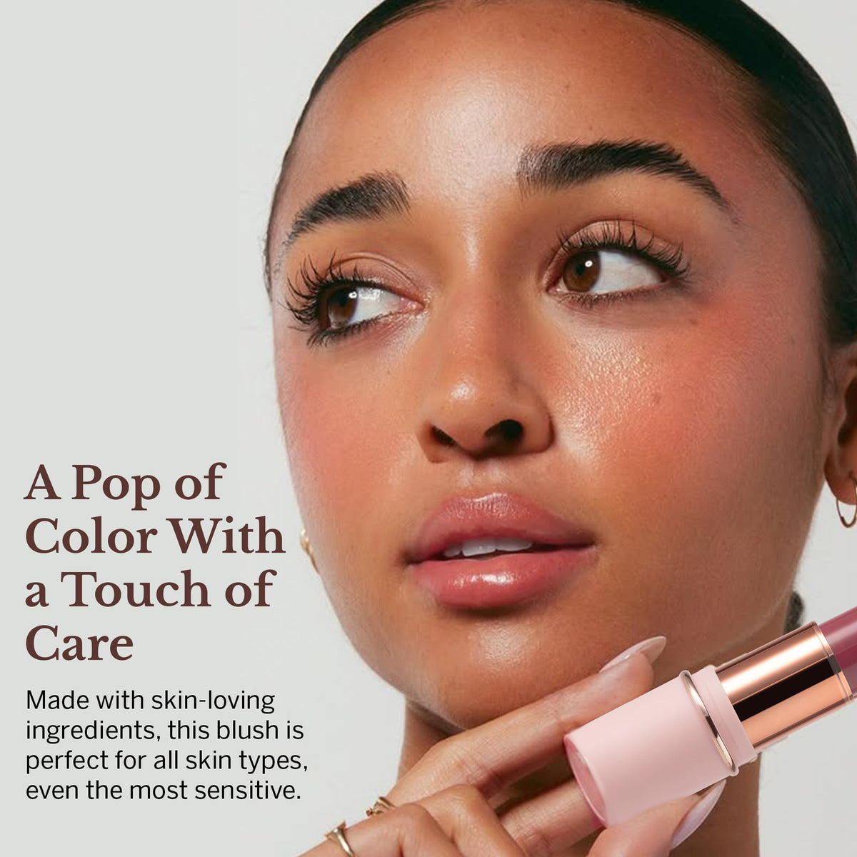 BeautiHome Blush Stick for Cheeks & Lips Multistick Cream Blush- Easy to Apply & Blend- Infused with Nourishing Ingredients for your Skin Compact Travel Size Makeup (Misty Rose, Small) BeautiHomeBuy Supplements Australia